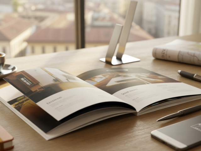 brochure di presentazione aziendale Milano: design e stampa